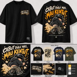 t-shirt Kentut